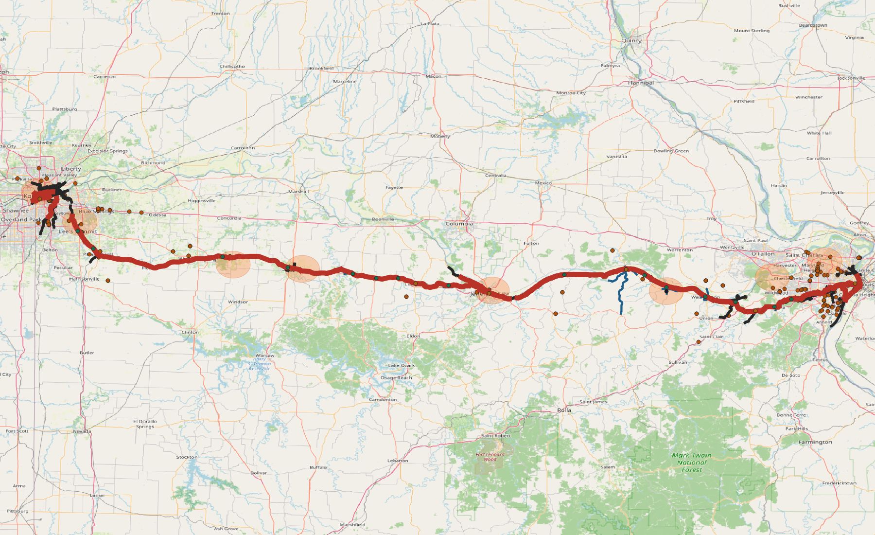 QGIS-rendered master chase map